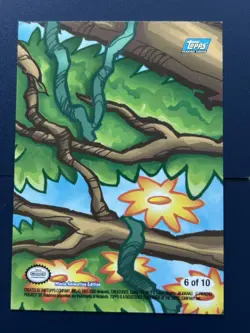 Topps Pokemon the Movie 2000 Sticker Card 6 OF 10 - Pikachu Hoothoot Marill - Image 2