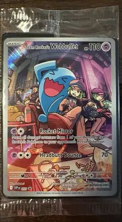 Team Rockets Wobbuffet Promo Card 203 Sealed Destined Rivals - Image 1
