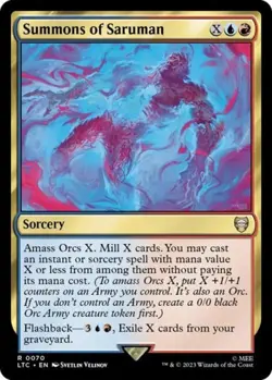Summons of Saruman - Light Play MTG - Image 1