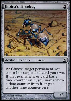 MTG magic cards 2x Jhoira's Timebug Time Spiral Light Play, English - Image 1