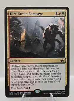 Dire-Strain Rampage MTG Innistrad: Midnight Hunt Regular - Image 1