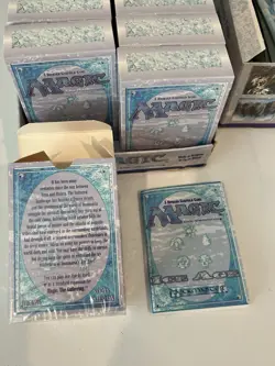 MTG Ice Age EMPTY Deck AND booster Box With Packs And Decks Excellent condition - Image 2