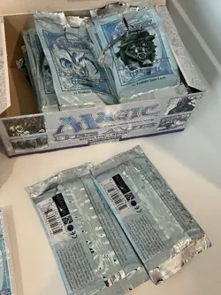 MTG Ice Age EMPTY Deck AND booster Box With Packs And Decks Excellent condition - Image 3