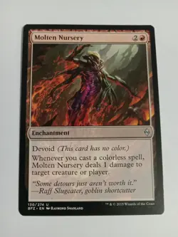 Molten Nursery - Battle for Zendikar #130/274 MTG Magic The Gathering - Image 1