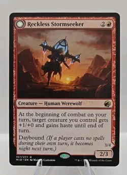Reckless Stormseeker MTG Innistrad: Midnight Hunt Regular - Image 1