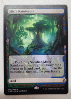 MTG Misty Rainforest Zendikar Rising Expeditions Regular - Image 1