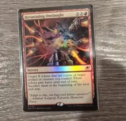 Devastating Onslaught - Foil M MTG Edge of Eternities NM, English - Image 1