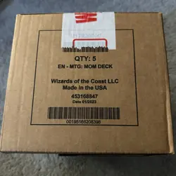 MTG TCG: March of the Machine Commander Deck Set - 5 Boxes SEALED CASE OOP MINT 195166208381 - Image 3