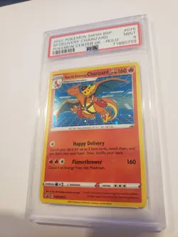 2022 POKEMON SWSH BLACK STAR PROMO #075 SPECIAL DELIVERY CHARIZARD-HOLO PSA 9 - Image 1