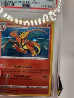 2022 POKEMON SWSH BLACK STAR PROMO #075 SPECIAL DELIVERY CHARIZARD-HOLO PSA 9 - Image 3