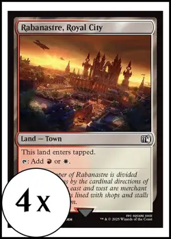 MTG - 4 x Rabanastre, Royal City - Playset 4x x4 - Final Fantasy - FIN - Image 1