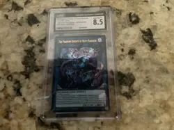 YuGiOh The Phantom Knights of Rusty Bardiche LEHD-ENC00 cgc 8.5 - Image 1