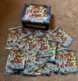 Yugioh Legacy of Darkness 1st Edition Empty Box With Empty Packs - Image 1