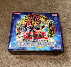 Yugioh Legacy of Darkness 1st Edition Empty Box With Empty Packs - Image 2