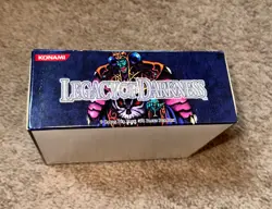 Yugioh Legacy of Darkness 1st Edition Empty Box With Empty Packs - Image 3