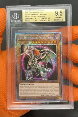 BGS 9.5 - Chaos Emperor Dragon - Envoy of the End (Platinum Secret) RA03 Yugioh! - Image 2