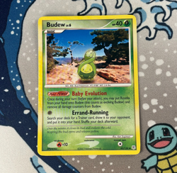 Budew 43/130 Non Holo Diamond and Pearl Base Set Pokemon Card 2007 NM/LP - Image 1