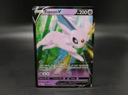 Pokemon TCG Espeon V Sword & Shield SWSH201 Black Star Promo Full Art Card NM - Image 1