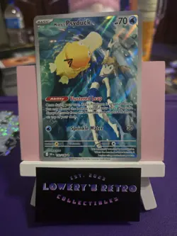 Misty's Psyduck 193/182 Sv10: Destined Rivals Set Holo Pokemon Card - Image 1
