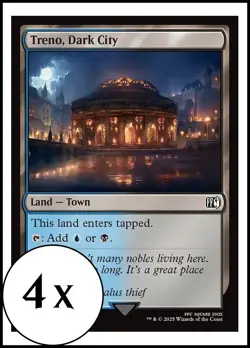 MTG - 4 x Treno, Dark City - Playset 4x x4 - Final Fantasy - FIN - Image 1