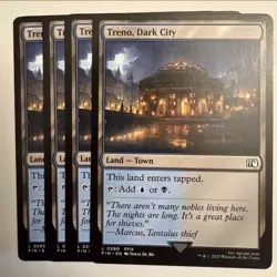 MTG - 4 x Treno, Dark City - Playset 4x x4 - Final Fantasy - FIN - Image 1