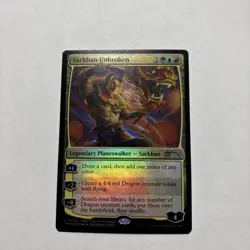 MTG Sarkhan Unbroken Foil Card Year of the Dragon - Image 1