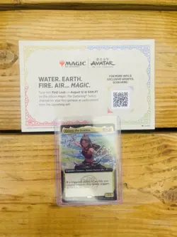 Magic The Gathering x Avatar Katara The Fearless Promo Card SDCC 2025 EXCLUSIVE - Image 1