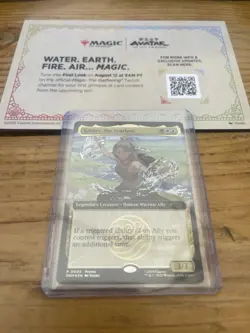 Magic The Gathering x Avatar Katara The Fearless Promo Card SDCC 2025 EXCLUSIVE - Image 2