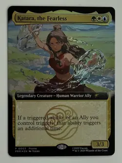 Magic The Gathering x Avatar Katara The Fearless Promo Card SDCC 2025 Exclusive - Image 1