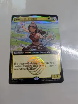 Magic The Gathering x Avatar Katara The Fearless Promo Card SDCC 2025 Exclusive - Image 1