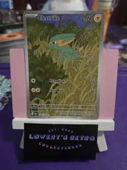 Electrike 196/182 Sv10: Destined Rivals Set Holo Pokemon Card - Image 1