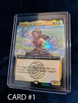 Magic The Gathering x Avatar - Katara, the Fearless Promo Card SDCC 2025 IN HAND - Image 3