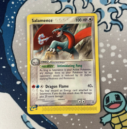 Salamence 19/97 Non Holo Rare EX Dragon Pokemon Card Vintage 2003 NM - Image 1