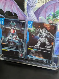Gundam card game banagher links AND unicorn gundam promo ALT ART GD01-005 - Image 1