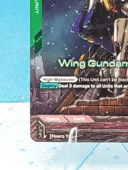 Gundam Card Game Newtype Rising Wing Gundam Zero GD01-024 LR Alt Art One Star - Image 5