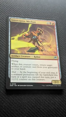 INTERCEPTOR MECHAN mtg NM-M Edge of Eternities Unc - Image 1