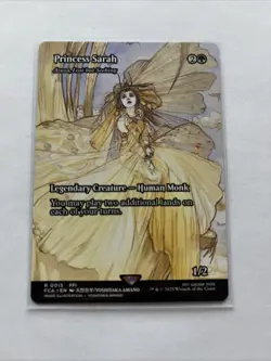 MTG Princess Sarah 0015 Rare Final Fantasy MTG - Image 1