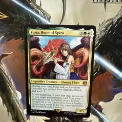 Yuna, Hope of Spira Final Fantasy Regular Mythic MTG 0250 - Image 5