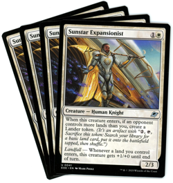 x4 Sunstar Expansionist - 0041 - Edge of Eternities - MTG - NM Ships Now - Image 1
