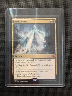 [1x] Pest Control - Foil Near Mint, English Outlaws Singles MTG Magic - Image 1