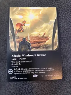 MTG - Adagia, Windswept Bastion (Borderless) - Edge of Eternities NM/M Condition - Image 1