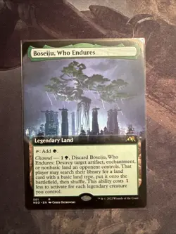 Boseiju, Who Endures Extended Art Kamigawa: Neon Dynasty Mtg Magic The Gathering - Image 1