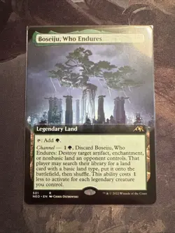 Boseiju, Who Endures Extended Art Kamigawa: Neon Dynasty Mtg Magic The Gathering - Image 3