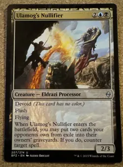 Ulamog's Nullifier - Battle for Zendikar #207/274 MTG Magic The Gathering - Image 1