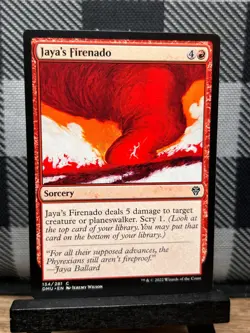 MTG TCG: Jaya's Firenado 134/281, Dominaria United - Image 1
