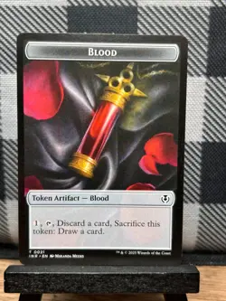 MTG TCG: Blood // Vampire 7/21, (Double-Sided Token) Innistrad Remastered - Image 1