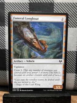 MTG TCG: Funeral Longboat 238/285, Kaldheim - Image 1