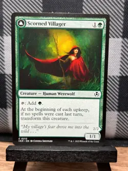MTG TCG: Scorned Villager 212, Innistrad Remastered - Image 1