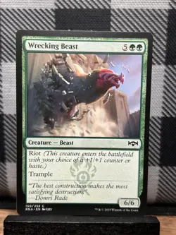 MTG TCG: Wrecking Beast 150/259, Ravnica Allegiance - Image 1