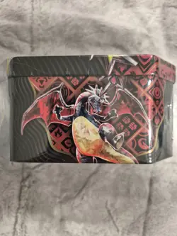 Pokemon TCG Scarlet & Violet Paldean Fates Charizard EX Tin, Sealed - Image 2